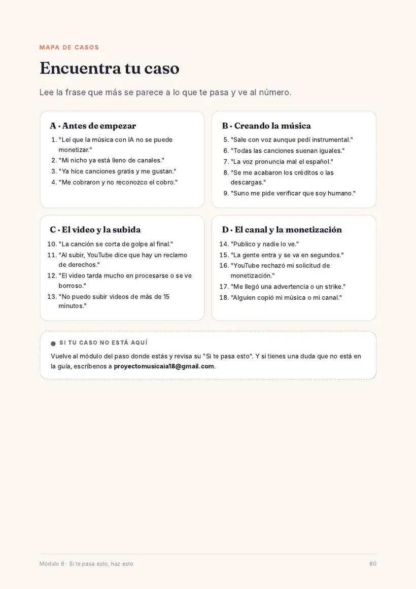 Página: encuentra tu caso